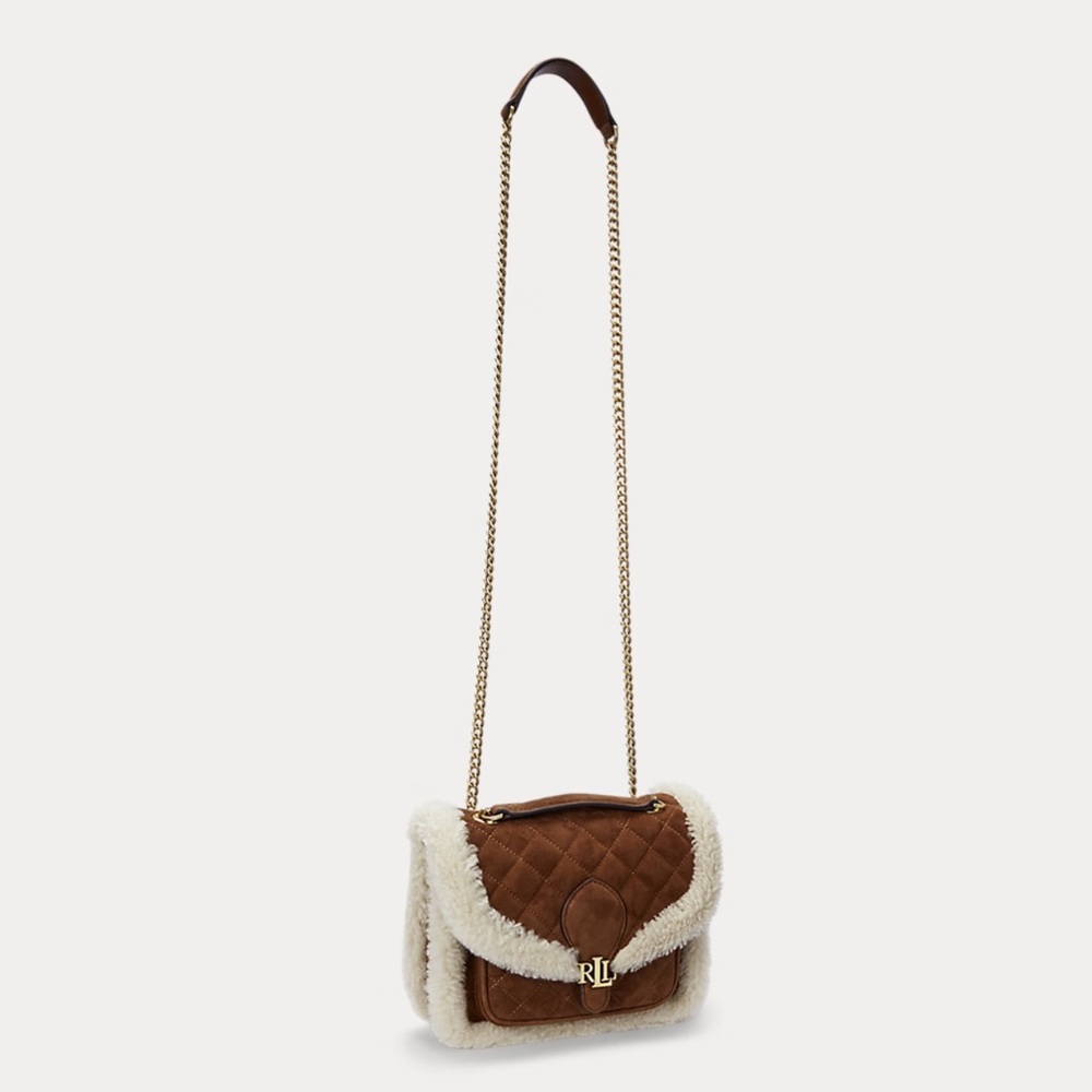 Ralph Lauren Suede Small Bradley Convertible Bag - Picture 4 of 16